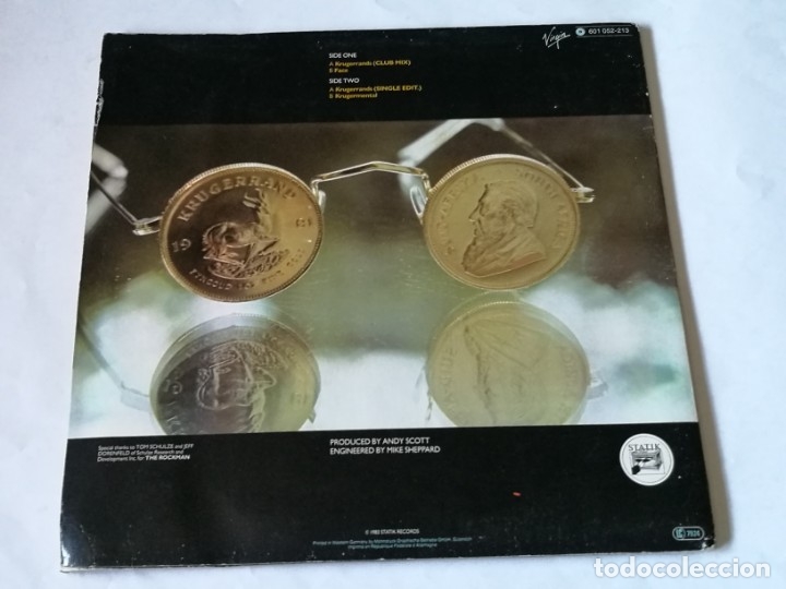 Discos de vinilo: Andy Scott - Krugerrands - 1983 - Foto 2