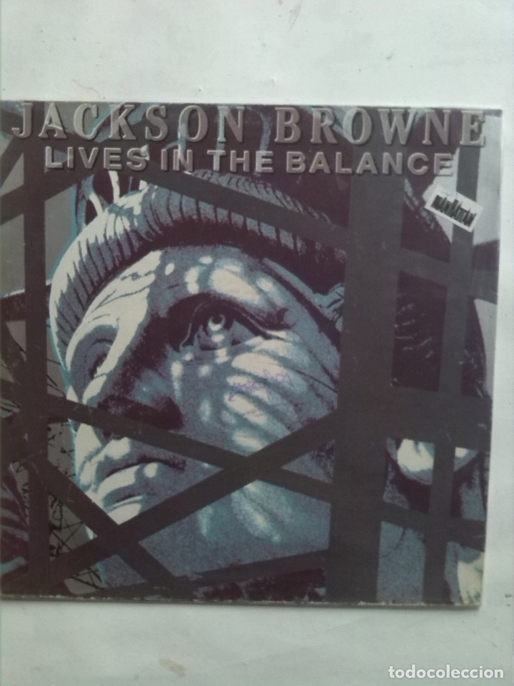 Discos de vinilo: JACKSON BROWNE LIVES IN THE BALANCE - Foto 1