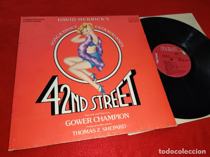 Discos de vinilo: 42ND STREET MUSICAL BSO OST GOWER CHAMPION LP 1980 RCA GATEFOLD USA