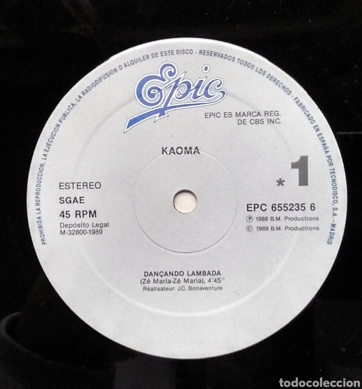 Discos de vinilo: LAMBADA ,,,LOTE DE 2 MAXI-SINGLES - Foto 4