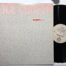 Discos de vinilo: DISCO LP VINILO ALICE COOPER ZIPPER CATCHES SKIN EDICION ALEMANA DE 1982. Lote 183005991