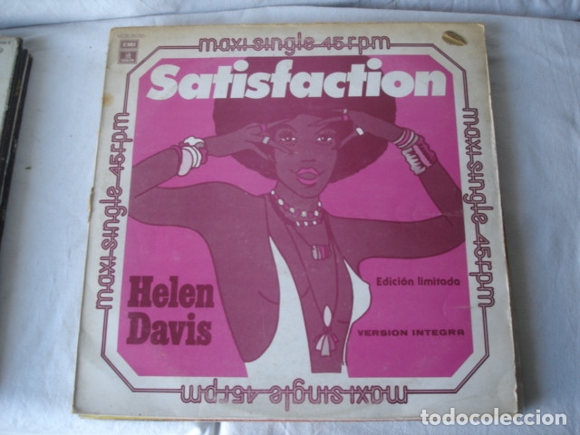 Discos de vinilo: Helen Davis    Satisfaction / Yesterday A King - Foto 1