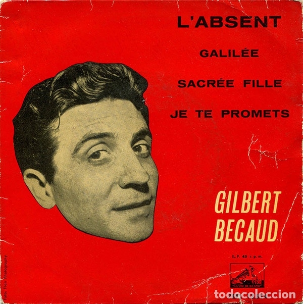 Discos de vinilo: LAbsent - Gilbert B&eacute;caud - Foto 1