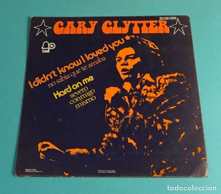 Discos de vinilo: GARY GLYTTER. SOLO CARPERA SIN VINILO - Foto 2