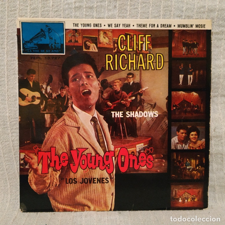 Discos de vinilo: CLIFF RICHARD AND THE SHADOWS - THE YOUNG ONES (LOS JÓVENES) + 3 EP SPAIN AÑO 1962 EXCELENTE ESTADO - Foto 1 - 183177535