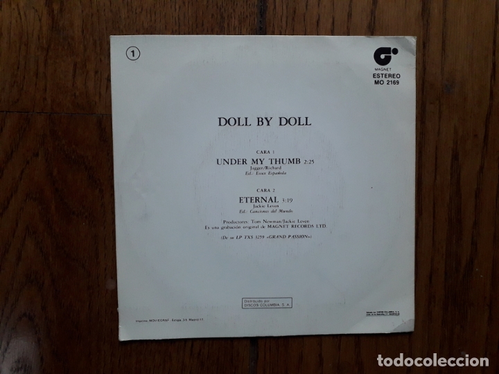 Discos de vinilo: Doll by doll -  under my thumb + eternal - Foto 2