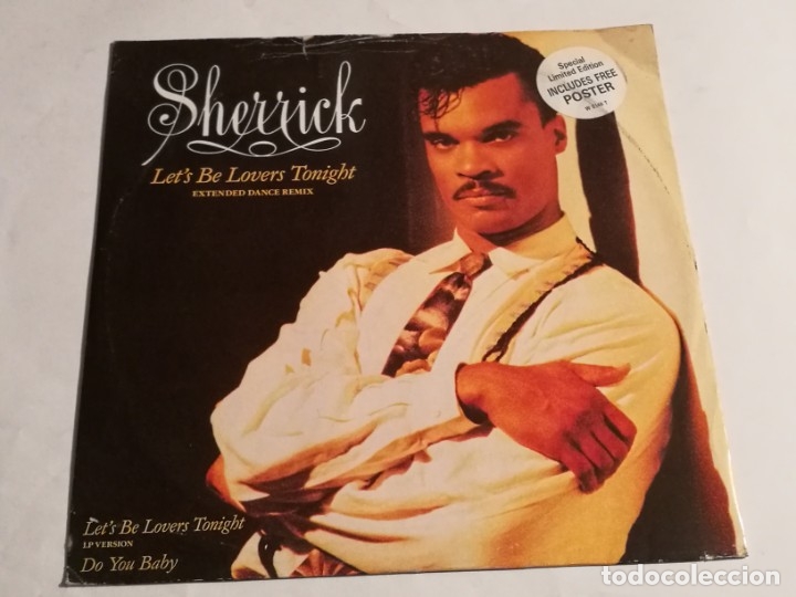 Discos de vinilo: Sherrick - Lets Be Lovers Tonight - 1987 - Foto 1