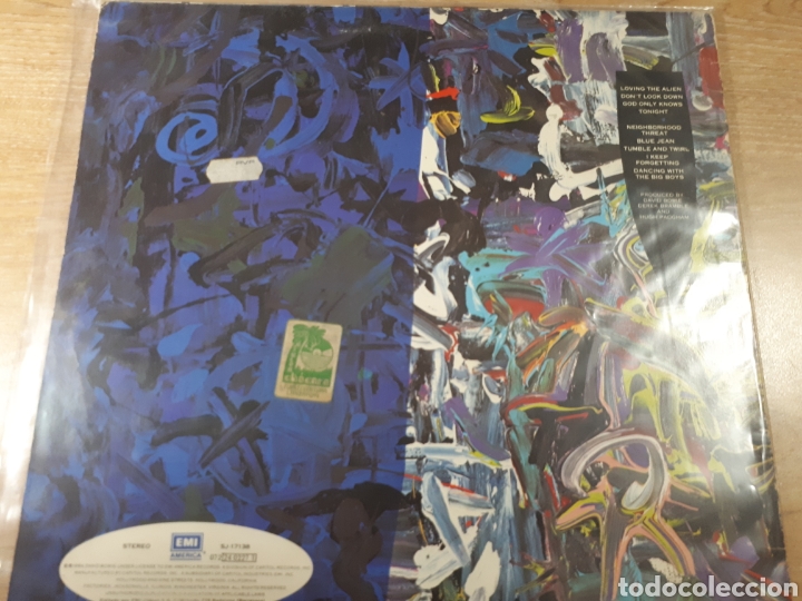 Discos de vinilo: DAVID BOWIE TONIGHT 1984 - Foto 2