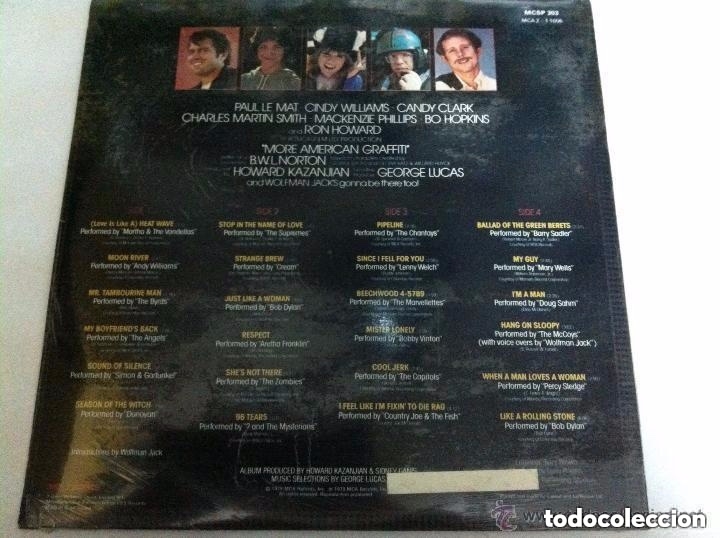 Discos de vinilo: more american graffiti - 1970- precintado -2 discos - ingl&eacute;s - Foto 2