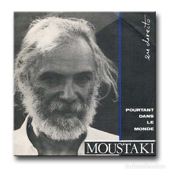 Discos de vinilo: Moustaki - Pourtant dans le Monde - Foto 1