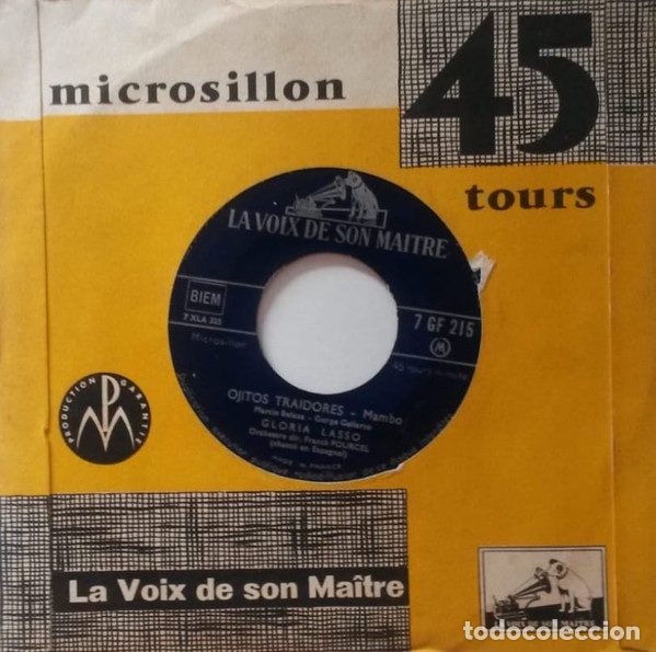 Discos de vinilo: Ojitos Traidores - Gloria Lasso - Foto 1