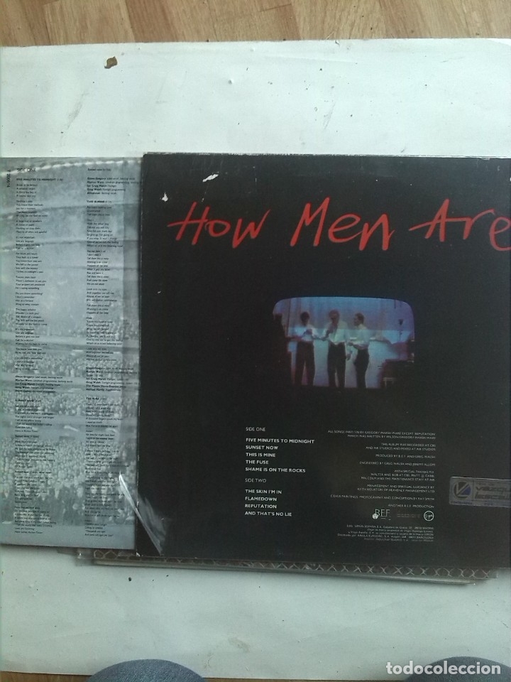 Discos de vinilo: HEAVEN 17 HOW MEN ARE - Foto 2