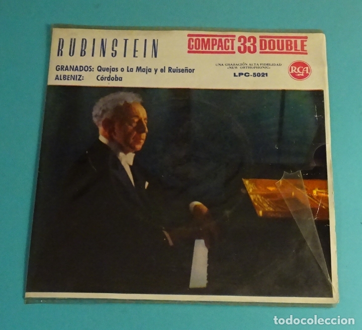 Discos de vinilo: RUBINSTEIN. SOLO CARPETA SIN VINILO - Foto 1