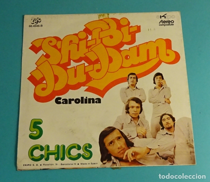 Discos de vinilo: 5 CHICS. SOLO CARPETA SIN VINILO - Foto 2