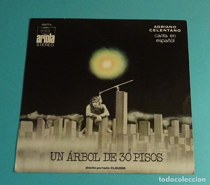 Discos de vinilo: ADRIANO CELENTANO. SOLO CARPETA SIN VINILO - Foto 1