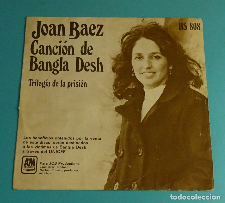 Discos de vinilo: JOAN BAEZ. SOLO CARPETA SIN VINILO - Foto 1