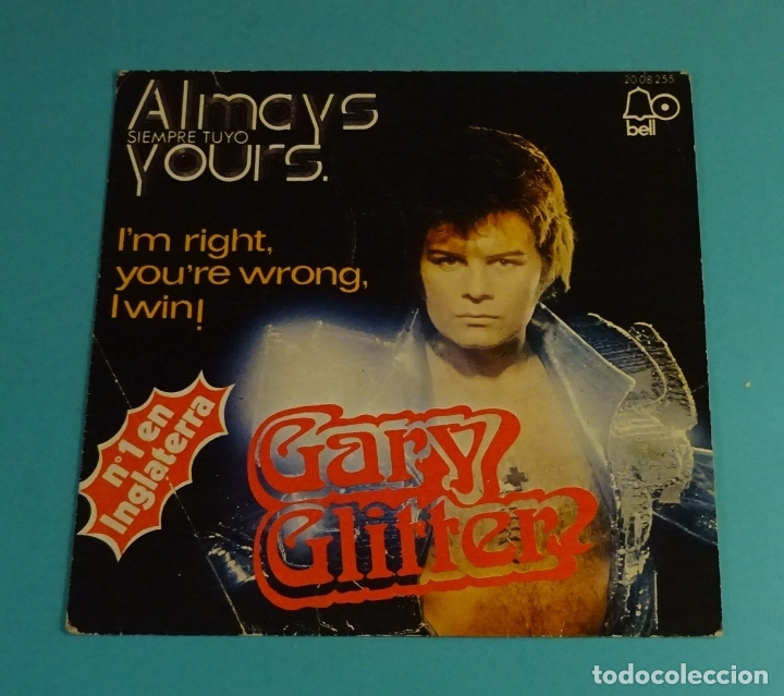 Discos de vinilo: GARY GLITTER. SOLO CARPETA SIN VINILO - Foto 1
