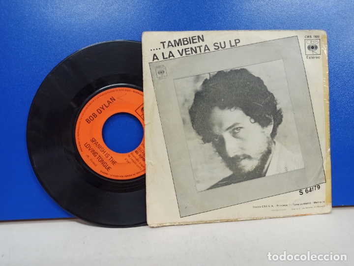 Discos de vinilo: SINGLE DISCO VINILO BOB DYLAN WATCHING THE RIVER FLOW - Foto 2