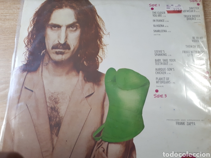 Discos de vinilo: FRANK ZAPPA THEM OR US DOBLE LP - Foto 2