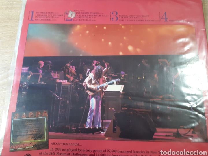 Discos de vinilo: FRANK ZAPPA IN EW YORK DOBLE LP - Foto 2