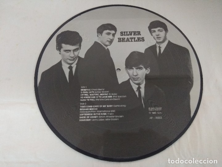 Discos de vinilo: VINILO PICTURE/THE BEATLES/SILVER BEATLES. - Foto 2