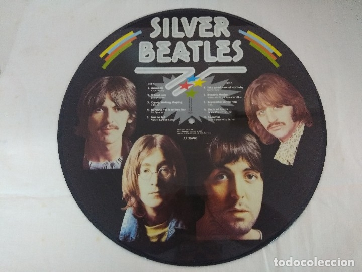 Discos de vinilo: VINILO PICTURE/THE BEATLES/SILVER BEATLES. - Foto 1