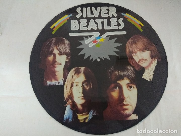 Discos de vinilo: VINILO PICTURE/THE BEATLES/SILVER BEATLES. - Foto 2