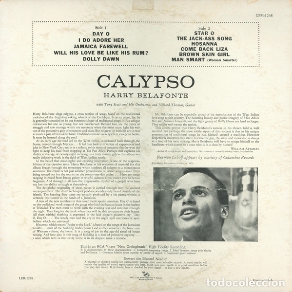 Discos de vinilo: Calypso - Harry Belafonte - Foto 2