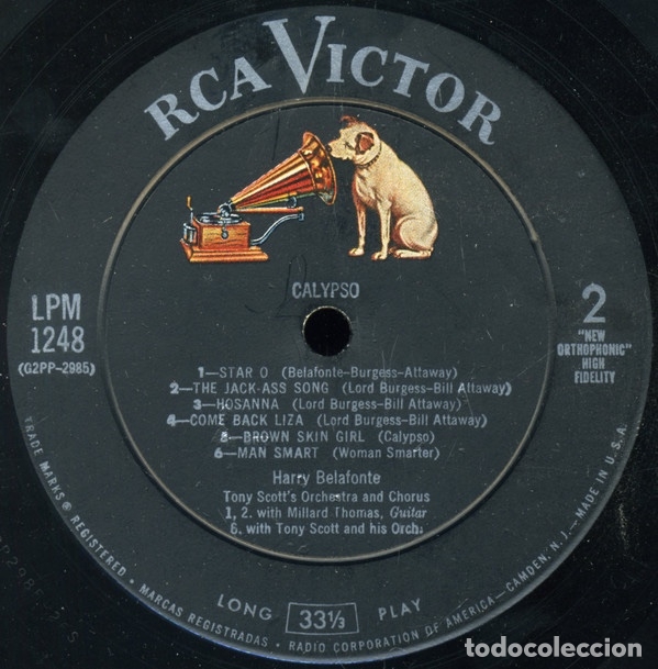 Discos de vinilo: Calypso - Harry Belafonte - Foto 3