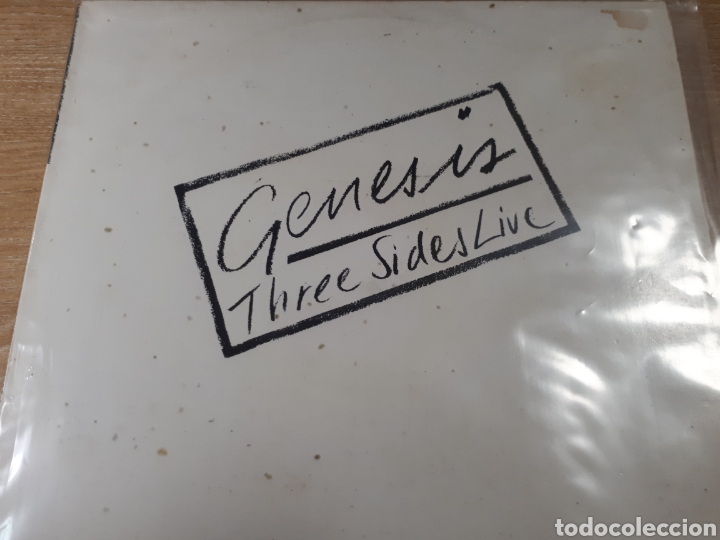 Discos de vinilo: GENESIS THREE SIDES LIVE DOBLE LP EN DIRECTO - Foto 1