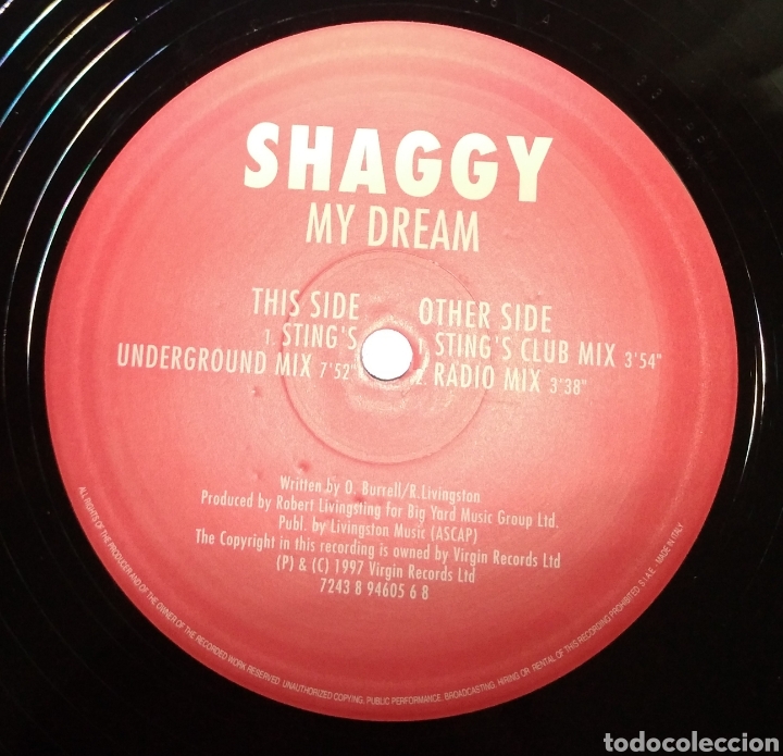 Discos de vinilo: Shaggy - my dream - Foto 3