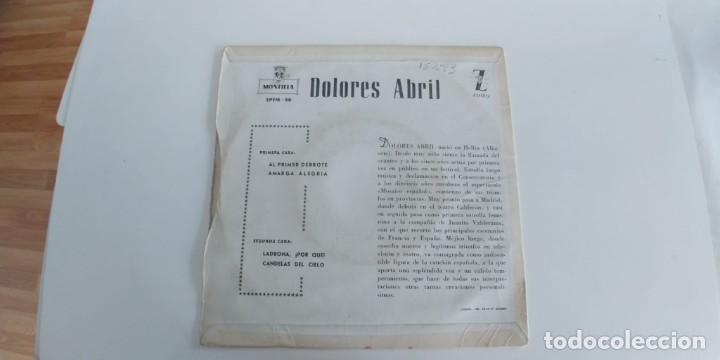 Discos de vinilo: DOLORES ABRIL-EP AL PRIMER DERROTE +3 - Foto 2