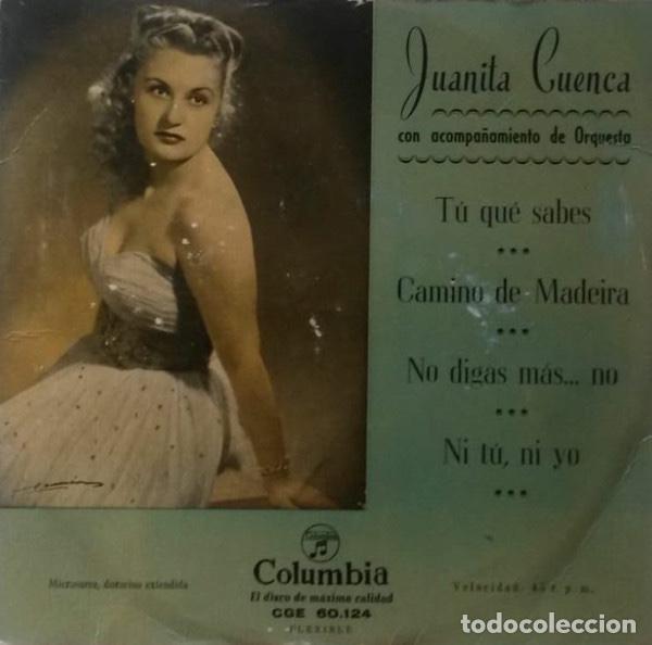 Discos de vinilo: T&uacute; Qu&eacute; Sabes - Juanita Cuenca - Foto 1