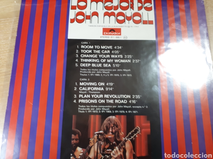Discos de vinilo: JOHN MAYALL LO MEJOR DE JOHN MAYALL - Foto 2