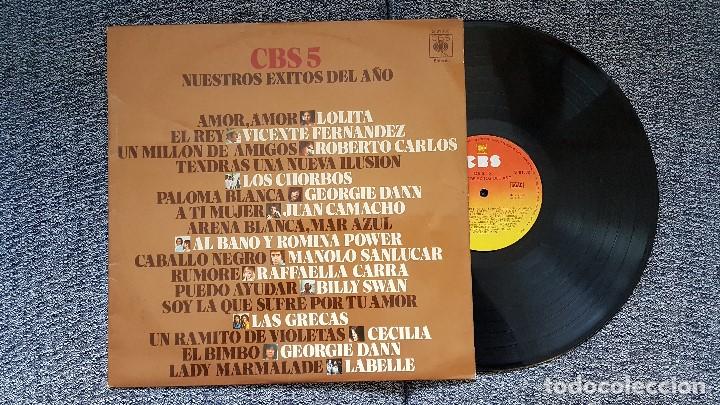 Discos de vinilo: CBS 5. Grandes &eacute;xitos a&ntilde;o 1975 - Foto 1