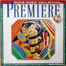 Discos de vinilo: V / A : PREMIERE - MOVIE MUSIC COLLECTION [VIRGIN - ESP 1990] LP/COMP. Lote 183412708