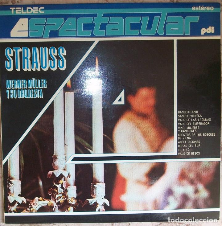 Discos de vinilo: Discos (Werner Muller y su Orquesta)  Valses de Strauss - Foto 1