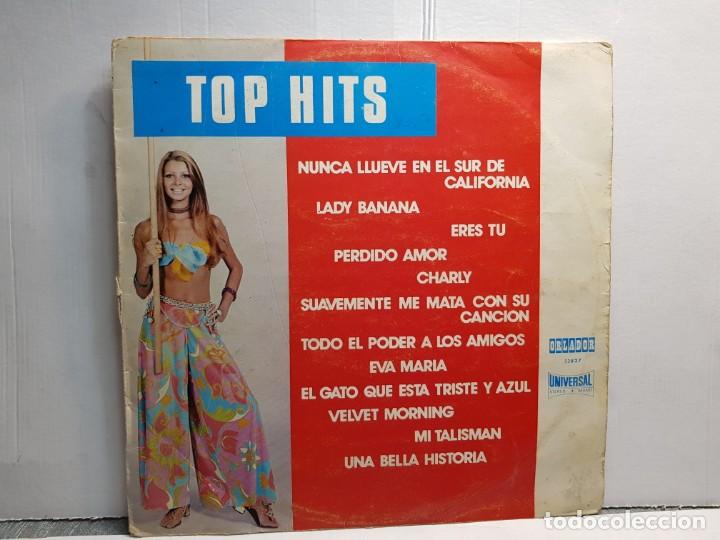 Discos de vinilo: LP-TOP HITS- en funda original a&ntilde;o 1973 - Foto 1