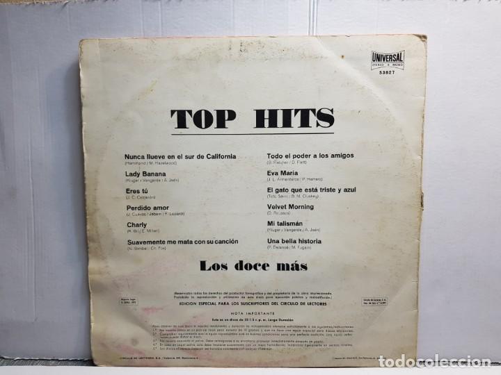 Discos de vinilo: LP-TOP HITS- en funda original a&ntilde;o 1973 - Foto 2
