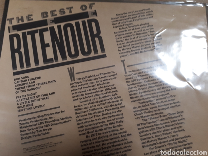 Discos de vinilo: LEE RITENOUR THE BEST - Foto 2