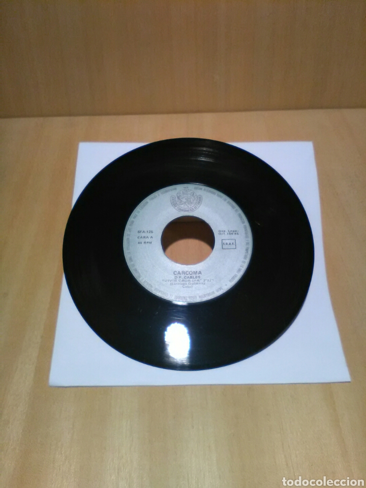 Discos de vinilo: D.F. Cables / Los Colonos, single compartido. - Foto 1