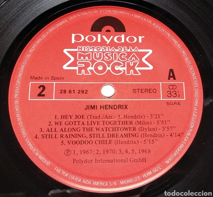 Discos de vinilo: JIMI HENDRIX - Foto 4