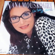 Discos de vinilo: LP - PHILIPS 1986 - NANA MOUSKOURI - CON TODA EL ALMA - 2 LP'S . Lote 183554748