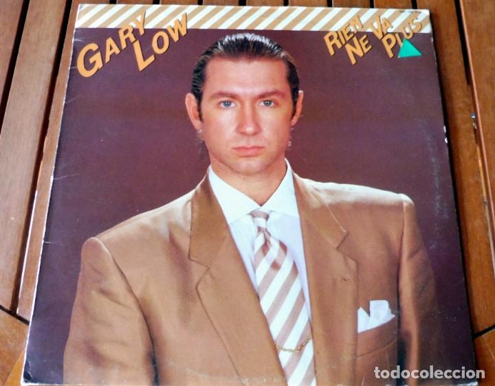 Discos de vinilo: LP - GARY LOW - RIEN NE VA PLUS - HISPAVOX 1985 - Foto 1
