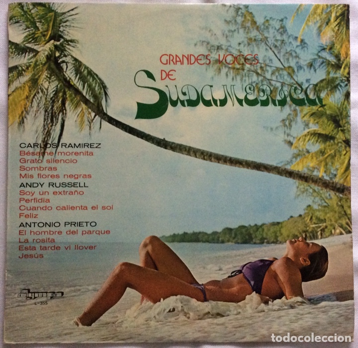 Vinyl records: GRANDES VOCES DE SUDAM&Eacute;RICA VILILO LP (1975)