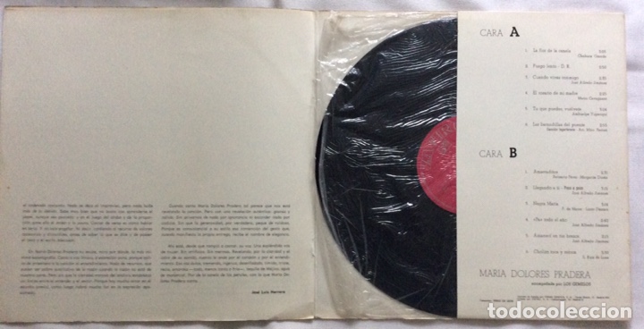 Discos de vinilo: &Eacute;XITOS DE MARIA DOLORES PRADERA VINILO LP (1974) - Foto 2