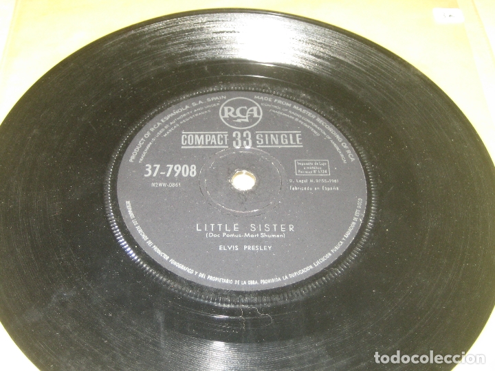 Discos de vinilo: ELVIS PRESLEY -  ED. ESPA&Ntilde;OLA 1961 - Foto 1