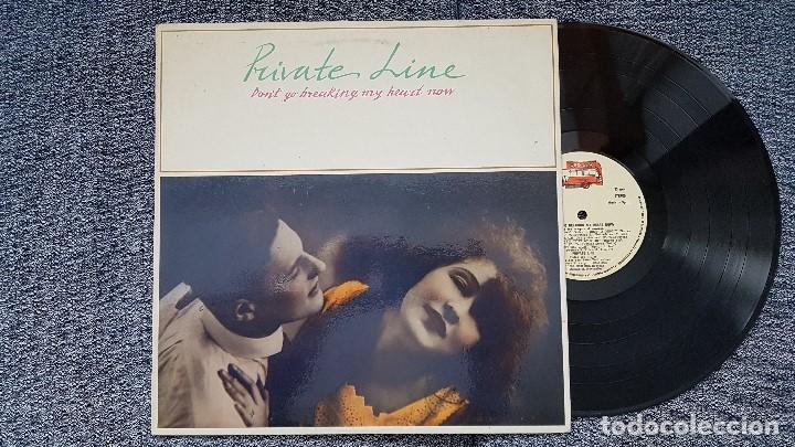 Discos de vinilo: Private Line - Don´t go braking my heart now. Editado por Movieplay. año 1982
