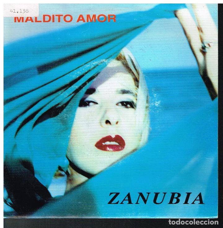 Discos de vinilo: ZANUBIA - MALDITO AMOR / MI CORAZON - SINGLE 1993 - Foto 1