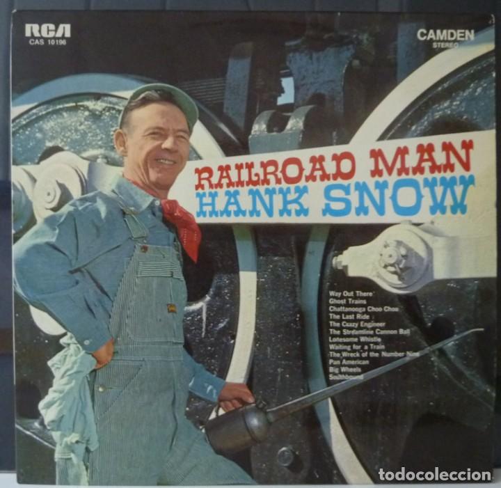 Discos de vinilo: HANK SNOW // RAILROAD MAN //(VG VG). LP - Foto 1